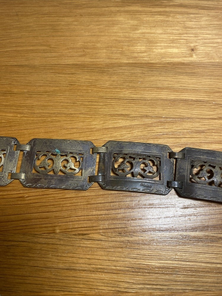 Vintage Metal EPNS Belt Ornate England