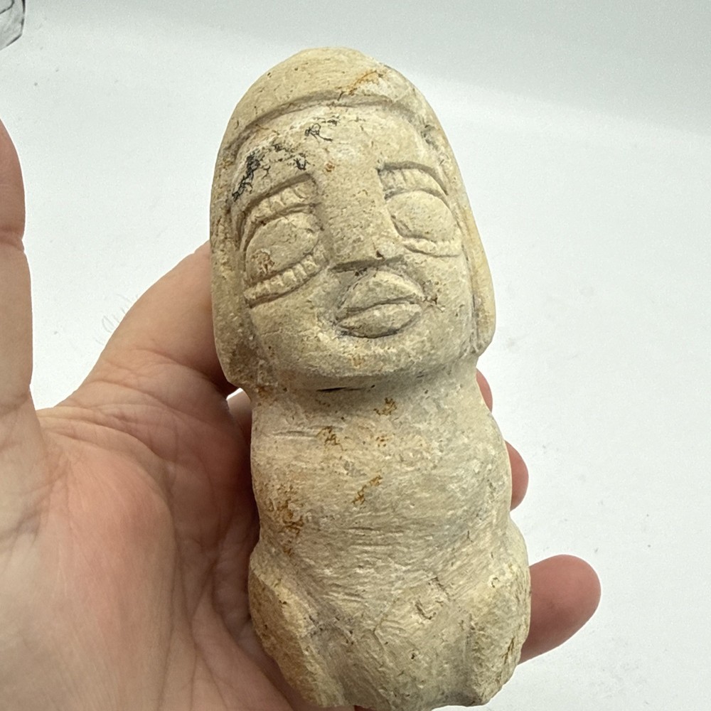 Carved Stone Figure Vintage (Unknown Origin)