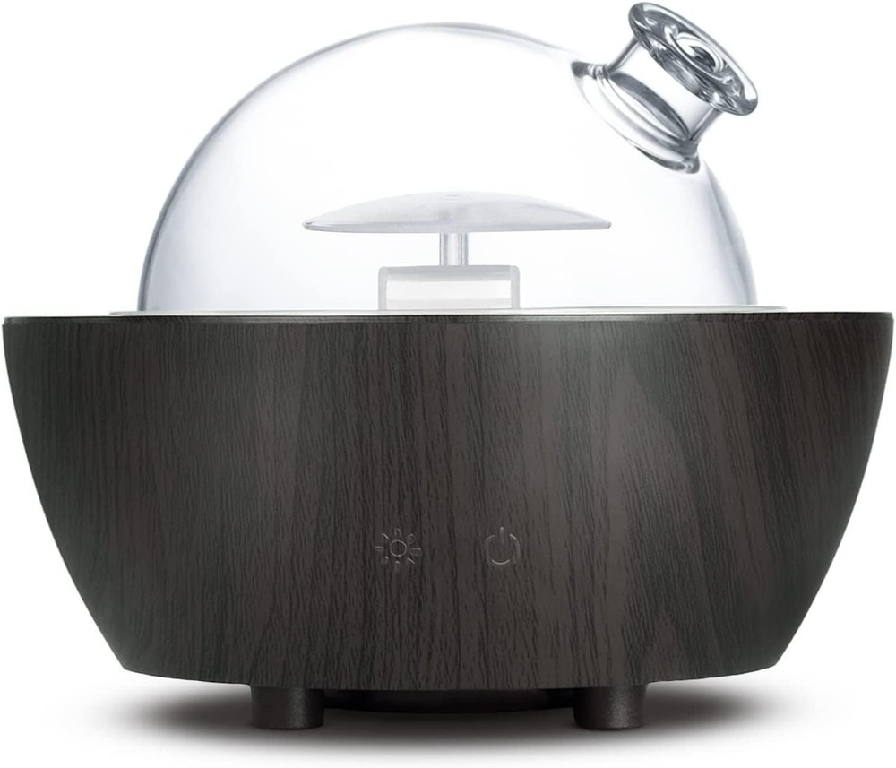 280ml Glass Essential Oil Diffuser Aromatherapy Diffusers Ultrasonic Black