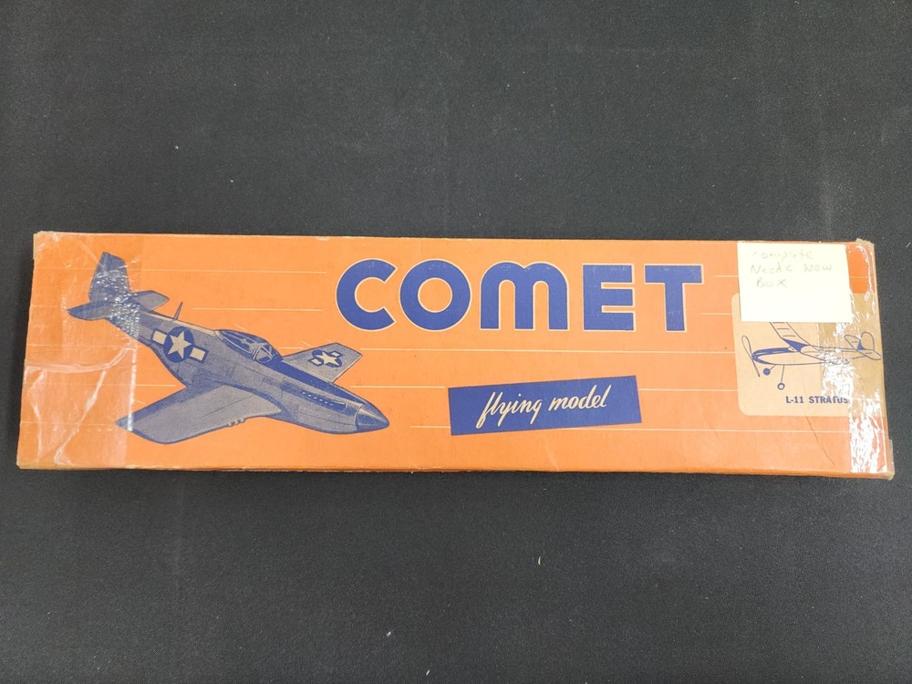 Vintage Balsa model plane kit Comet Stratus L-11