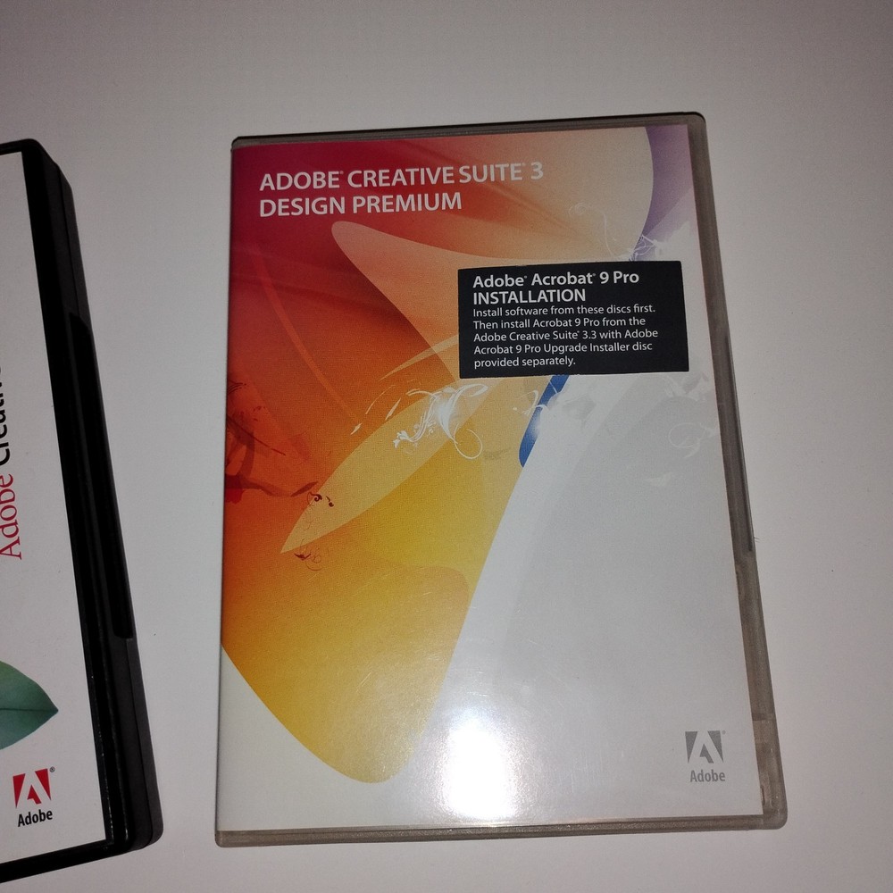 Adobe Creative Suite 3 Design Premium & Suite 2 Premium Windows W/ Key