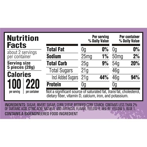 Big Kids Soft & Chewy Easter Candy, Bulk Candy, 12-2.1 oz Tubes