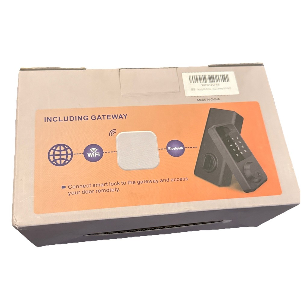 Smart Lock Deadbolt FingerPrint Unlock, Key, Pasword , Rfid App Control S027P