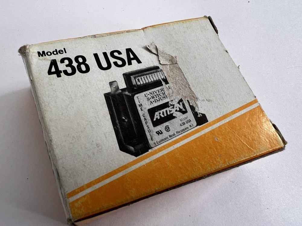 Artisan Time Capsule Model 438 USA Solid State Timer 24-240V AC/DC 1A Adjustable