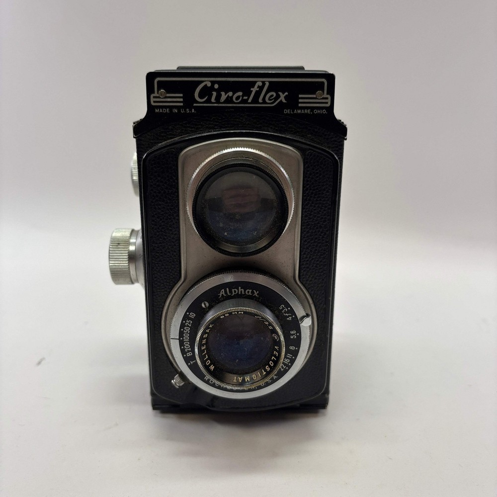 Circo-Flex Alphax D Med. Format Camera TLR Wollensak Alphax Shutter