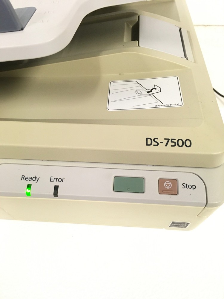 Epson WorkForce DS-7500 J311A Document Scanner w/Adapter, 6K Scan Count, WORKS
