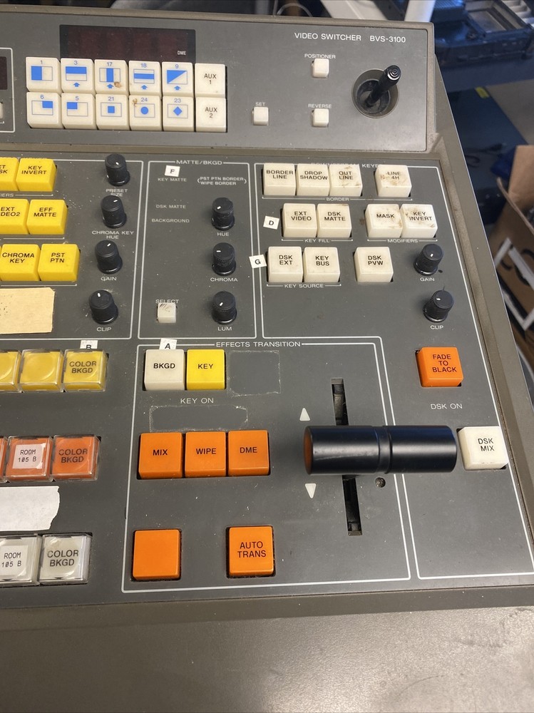 Sony Video Switcher BVS-3100 Editor Master Controller