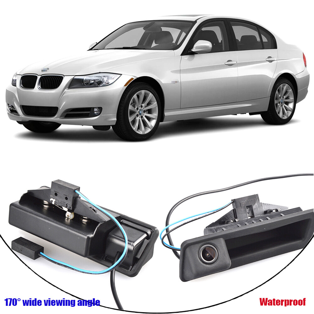 Car Trunk Handle w/ CCD Rear View Backup Camera for BMW 3-Series E90 E91 E92 E93
