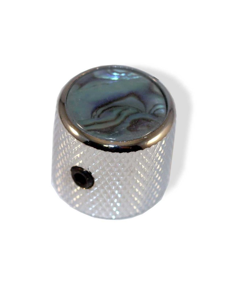 Knob Screw Type 6mm Chrome Abalone 4 Pack 0811263CHAB-4P