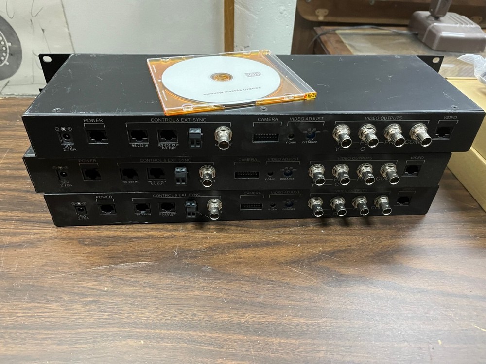 Vaddio 3 Camera System with Switcher/Controller, CCUs, Cameras & Power Supplies