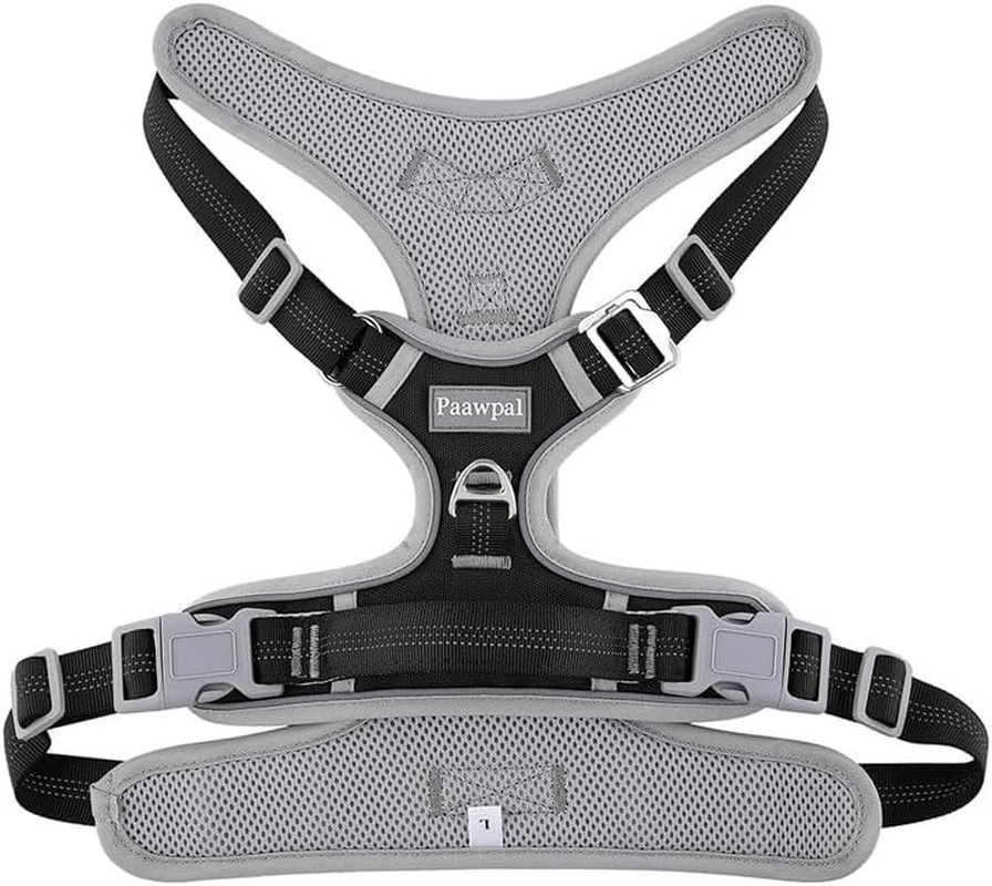 Adjustable Dog Harness - No Pull, Reflective, Soft Padded for Small, Medium, Lar
