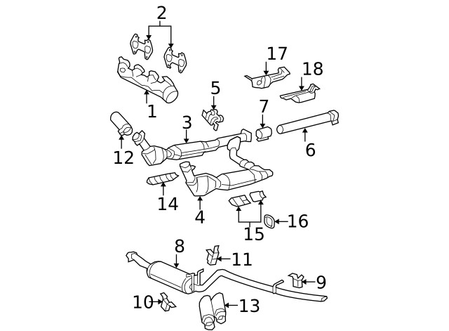 Genuine Rear Bracket 4L3Z-5260-AB
