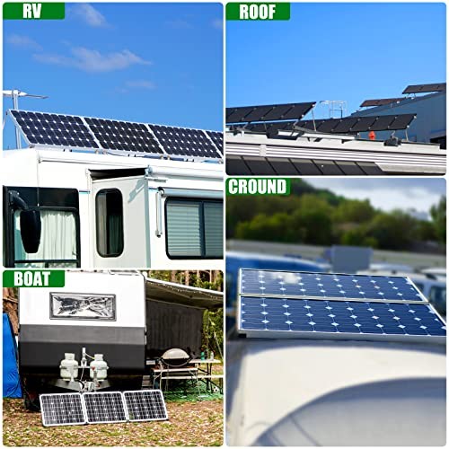 Adjustable Solar Panel Mounting Brackets - 2 Sets 45 inch Durable Tilt Solar