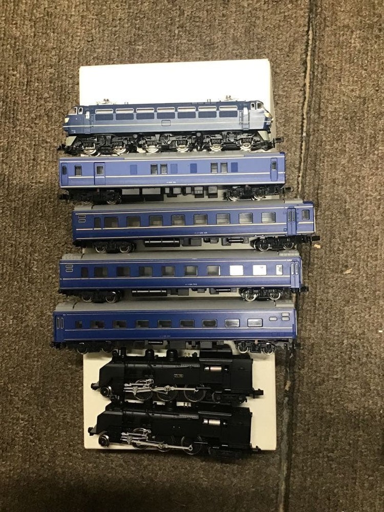 Railway model N gauge set summary