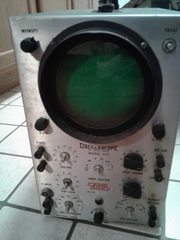 EICO Model 460 Oscilloscope DC Wide Band,untested