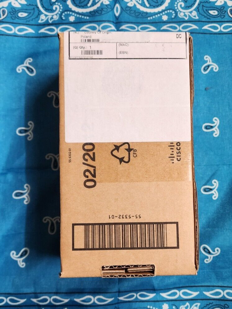 Cisco CTS-PHD-CAM-USB 2.7 MP 1280 x 720 Web Cam USB