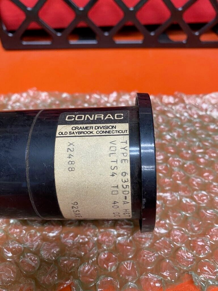 Cramer Conrac Hour Meter 4-40 DC Type 635D-A 6 Digit 3 Hole Mounting