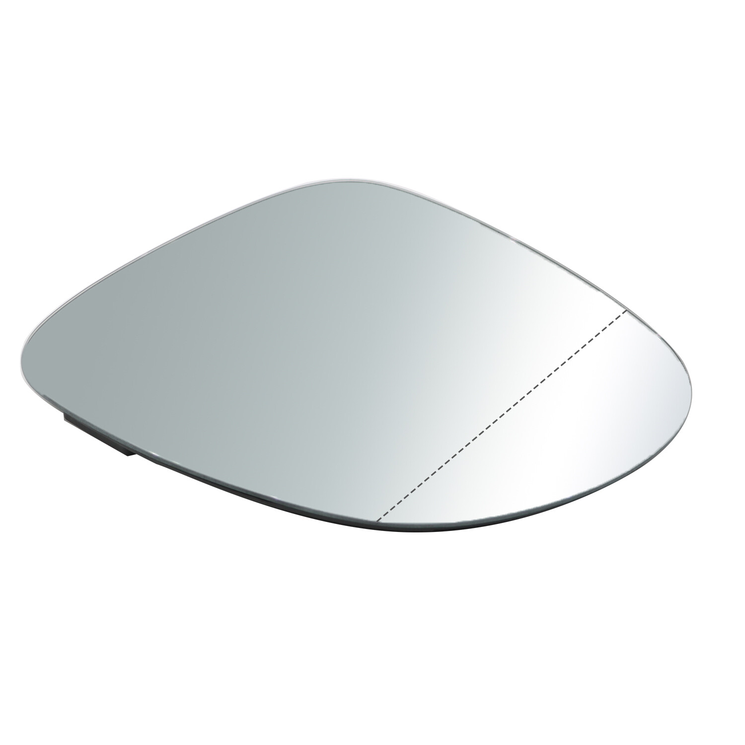 Driver Left Side Mirror Glass w/Backing Plate Heated for VW Tiguan NEW 2009-2017