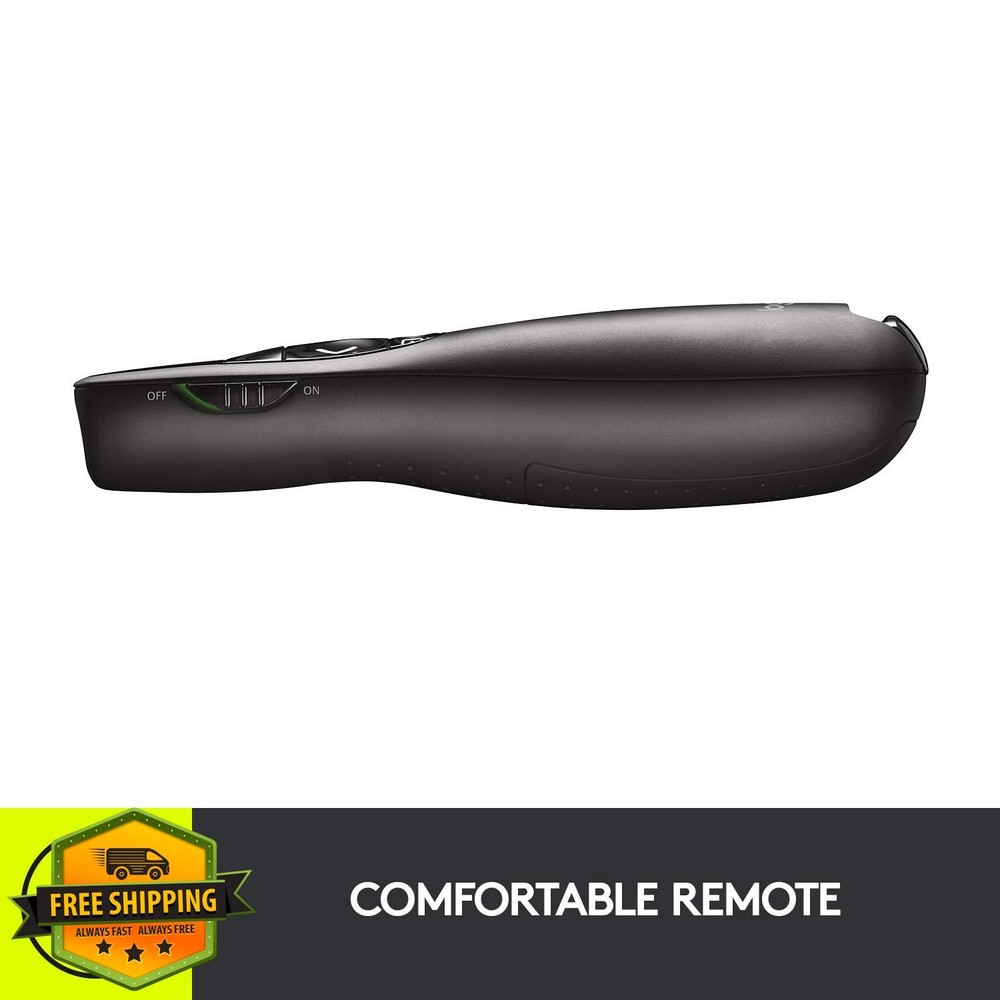 Logitech R400 Wireless Presenter USB PowerPoint Clicker Laser