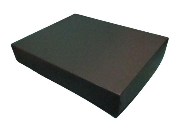 Matte Black Gift Box 9"x7"x1.5"h Solid Cardboard Display Packaging