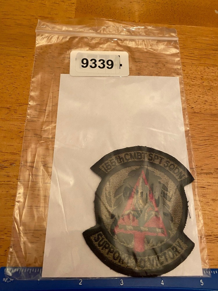 US AIR FORCE 155TH COMBAT SUPPORT SQUADRON PATCH SQ USAF INV9339