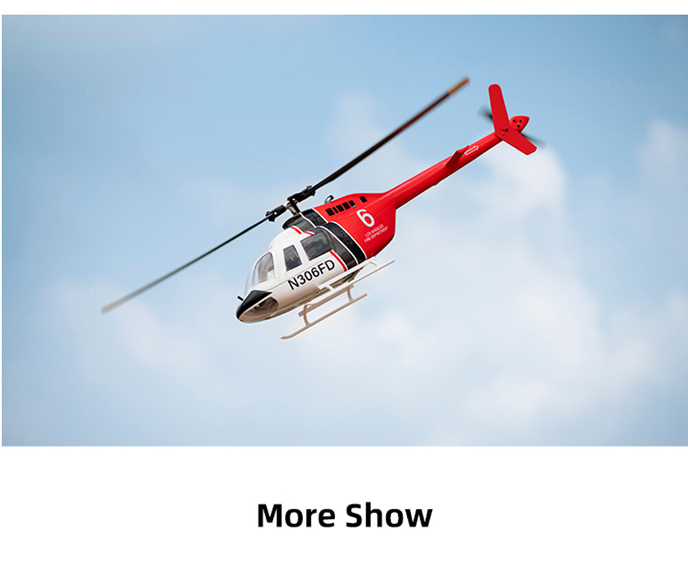 Fly Wing Bell 206 V3 6CH GPS 3D Auto Return Hovering RC RTF Helicopter 2 Battery