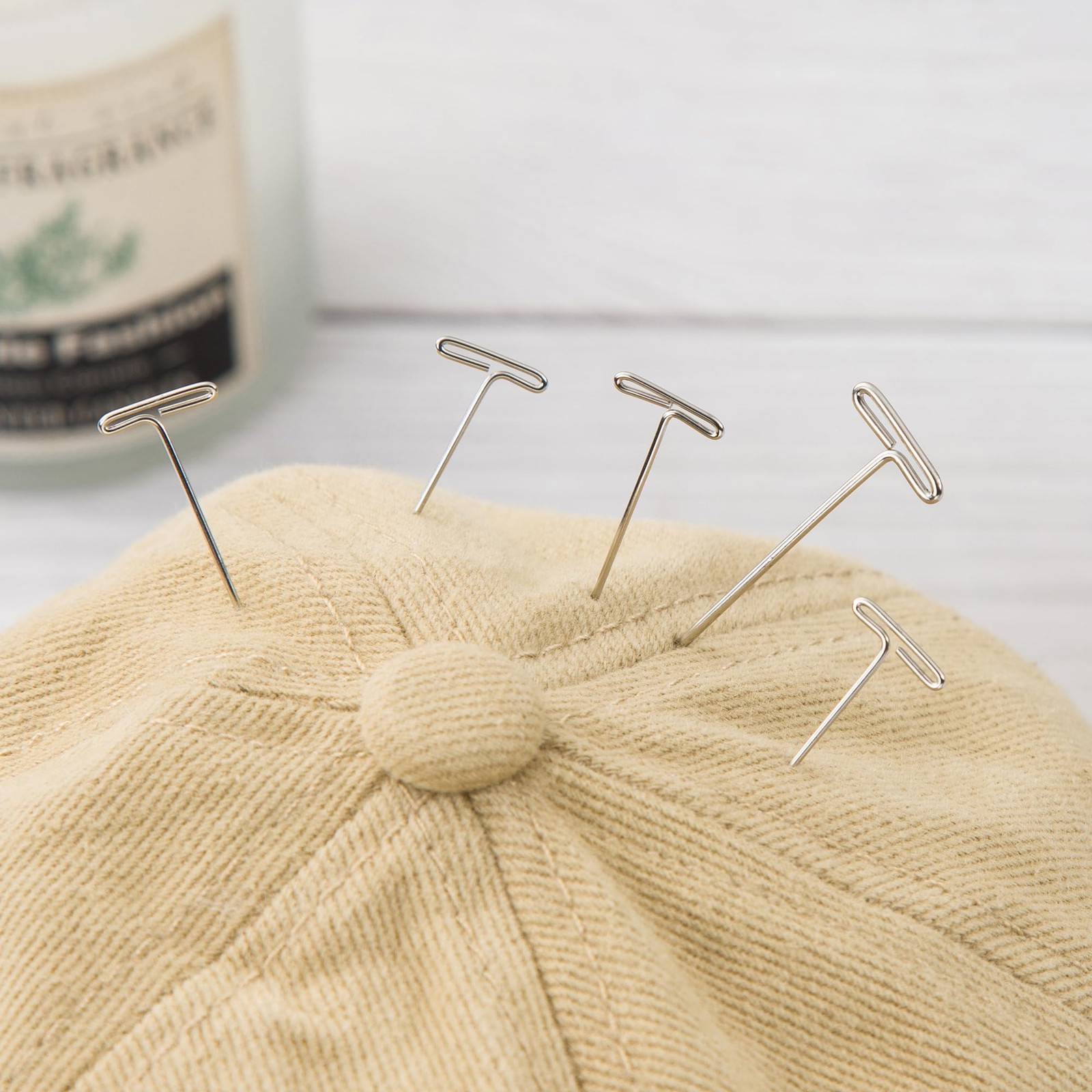 250Pcs T Pins, 1inch /1.5inch/ 2 inch T-Pins,Stainless Steel T Pin for Wigs, ...