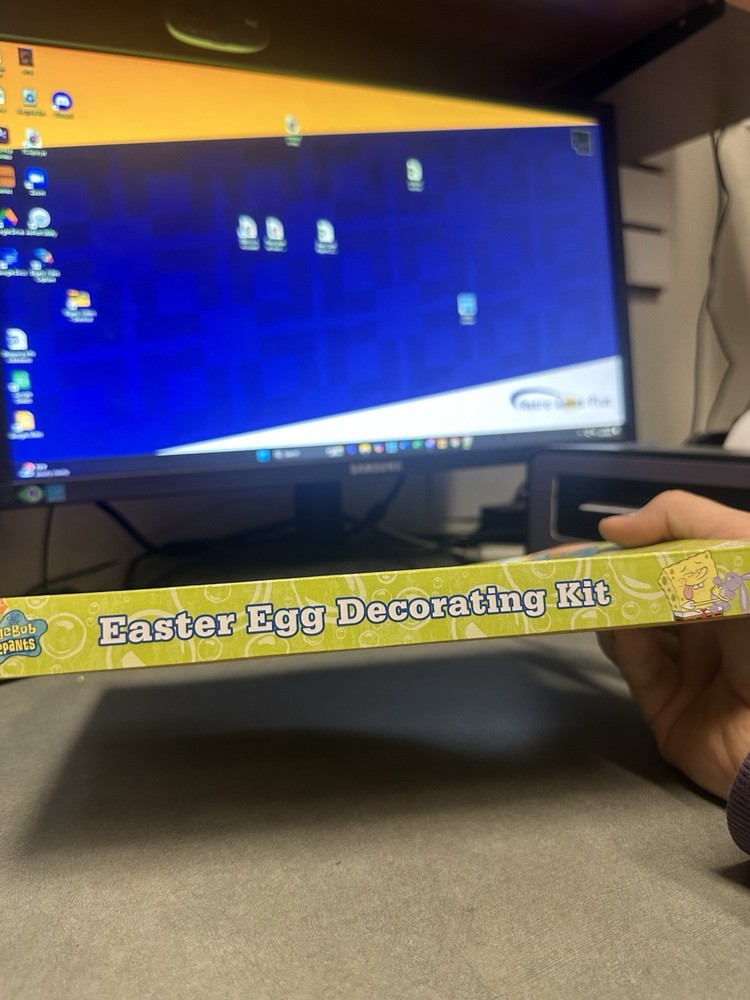 SpongeBob Squarepants Easter Egg Decorating Kit RARE SEALED Nickelodeon 2006