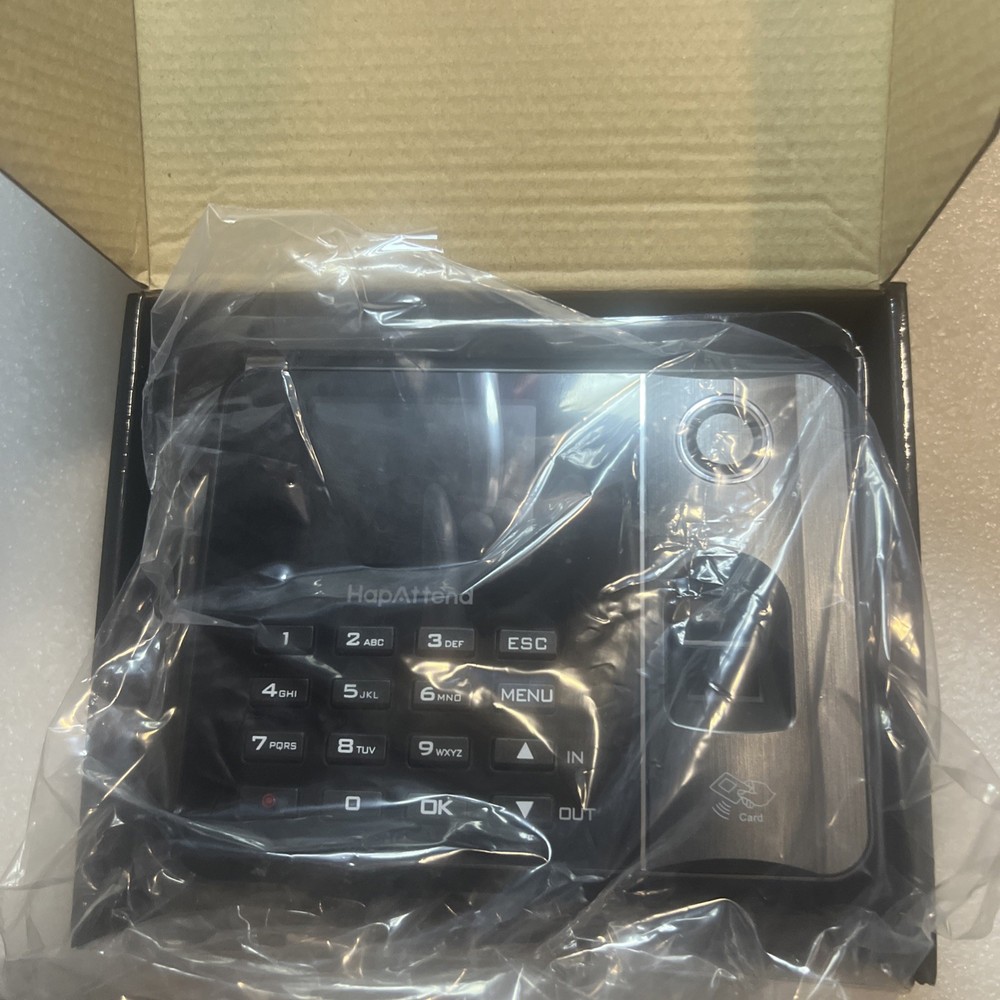HapAttend Time Clock Fingerprint Time Clock Employees RFID Attendance H1 E1