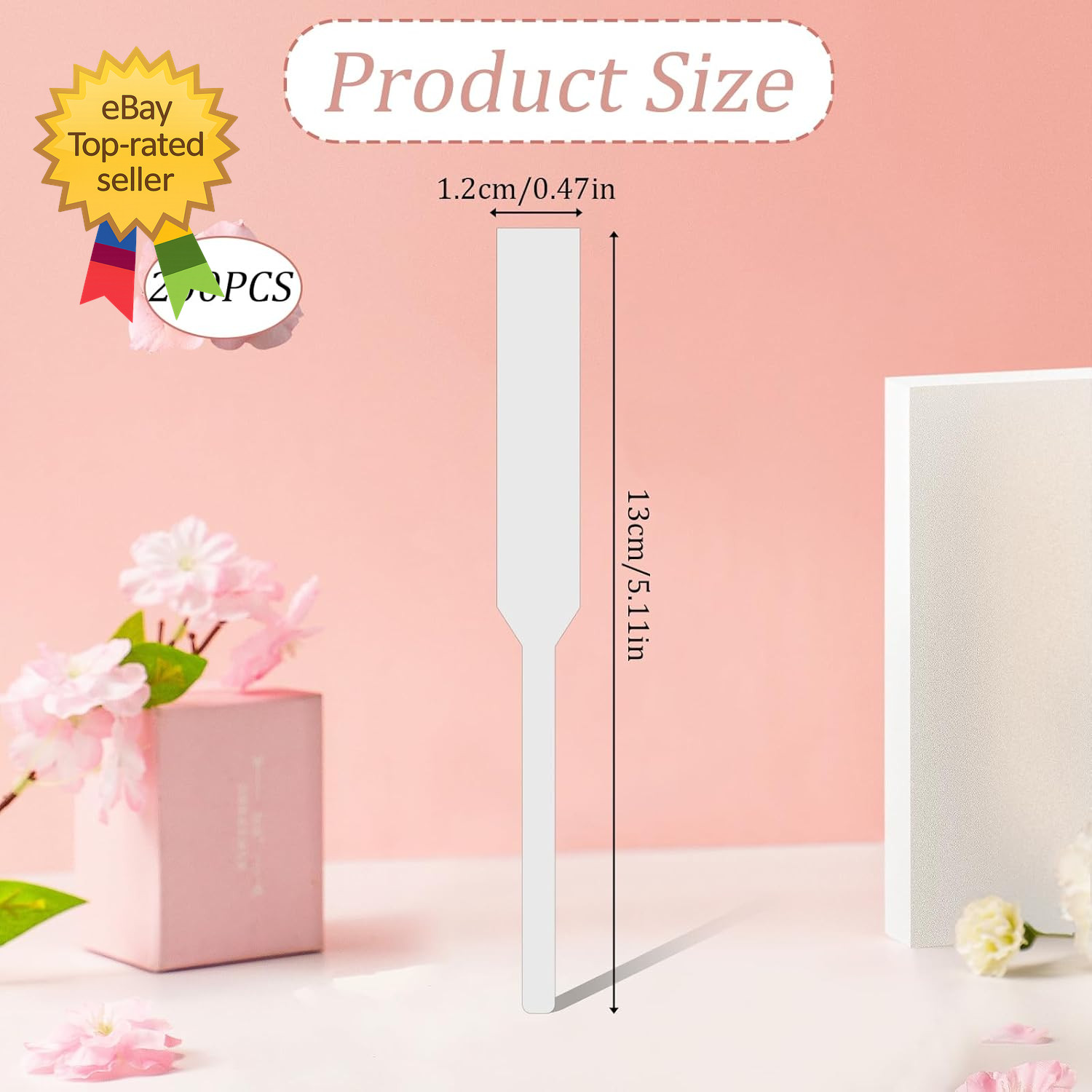 200 PCS Perfume Test Strips Paper Disposable White Perfume Paper Strips Perfume