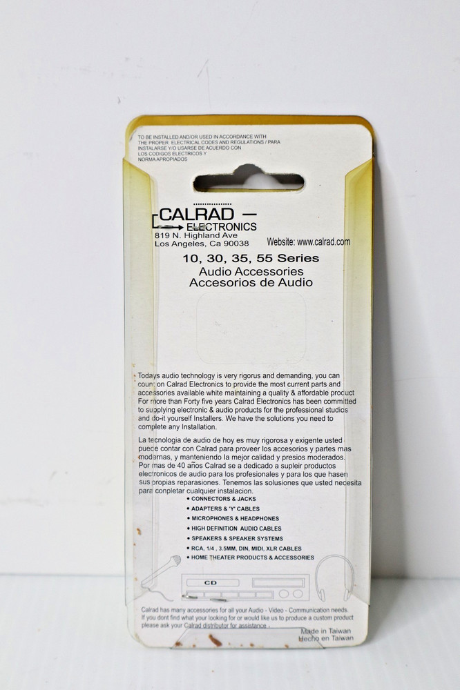 Calrad Electronics 30-607S-GN RCA Locking Plug - 3 Available