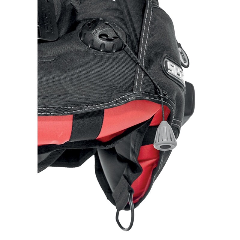 Seac Smart BCD, Size Medium, Drop Weight Pockets Black