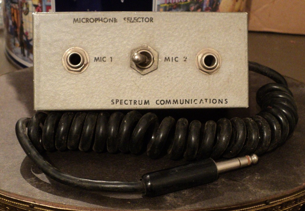Vintage Spectrum Microphone Selector