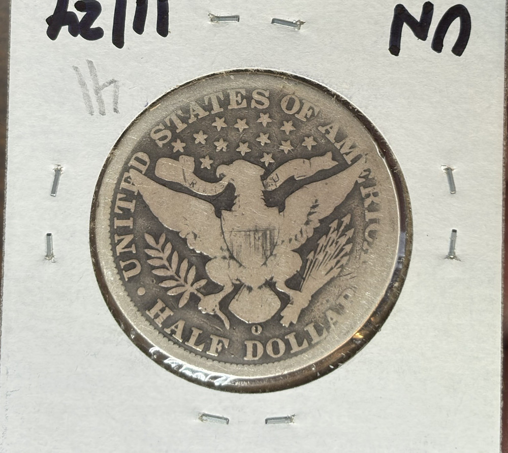 1898 O Barber Half Dollar 50c