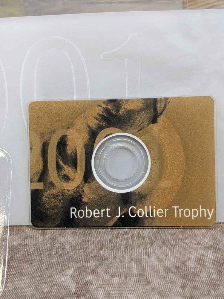 2001 Robert J. Collier Trophey Dinner Program w/ Menu & Unplayed CD F-35 JSF