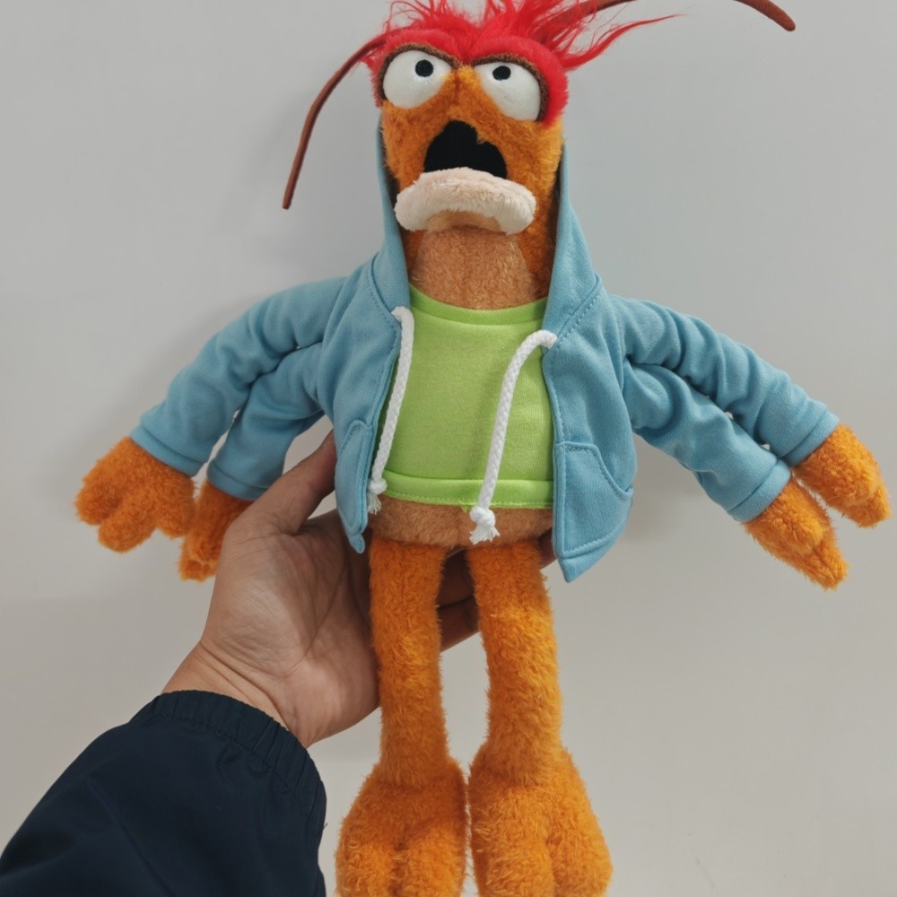 RARE The Muppets Pepe The King Prawn Soft Toy Plush 14 Inches plush toy doll