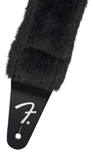 Fender/Poodle Plush Strap Black [Guitar Strap] From Japan
