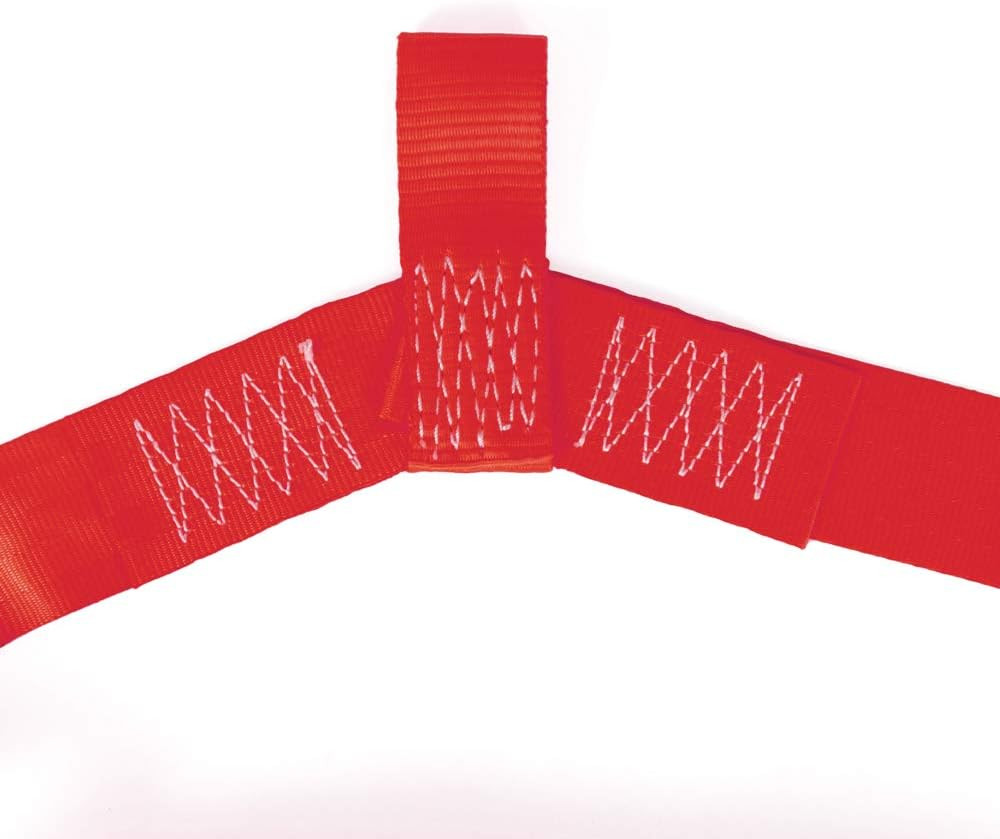 Universal Motorcycle Rear Wheel Tie down Strap in Red
