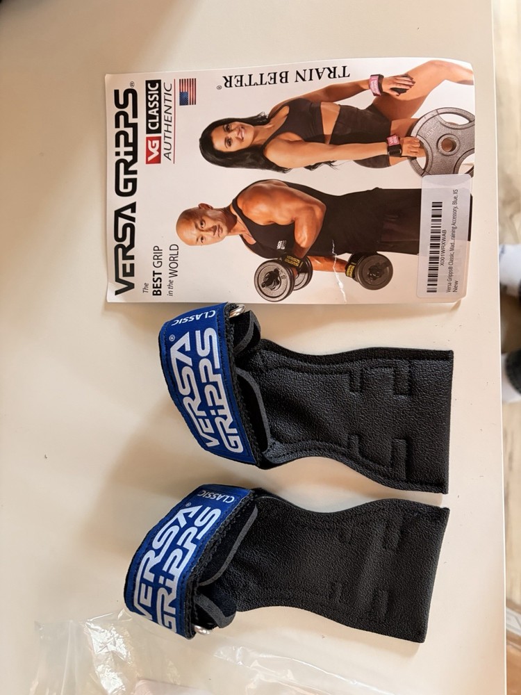 Versa Gripps® Classic Weightlifting Straps XS Blue