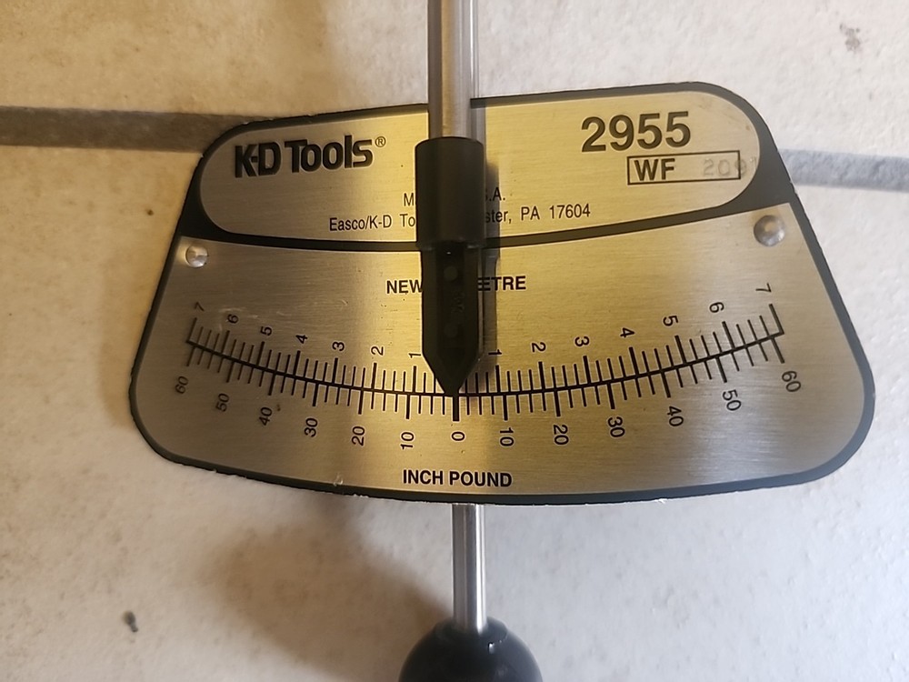 1/4 Beam Torque Wrench. Kd Tools 2955 .
