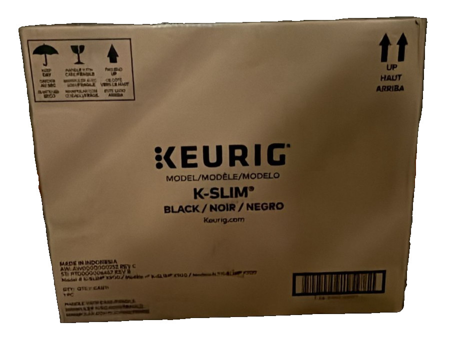 KEURIG K SLIM SINGLE SERVE COFFEE MAKER MULTISTREAM TECHNOLOGY MODEL BLACK