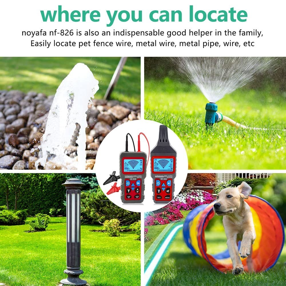 Professional Underground Cable Locator with High Sensitivity Signal Tracking