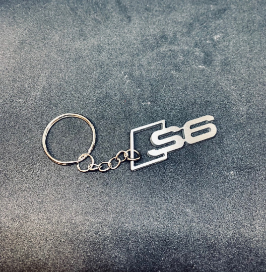 Audi S6 Key Chain, Stainless steel