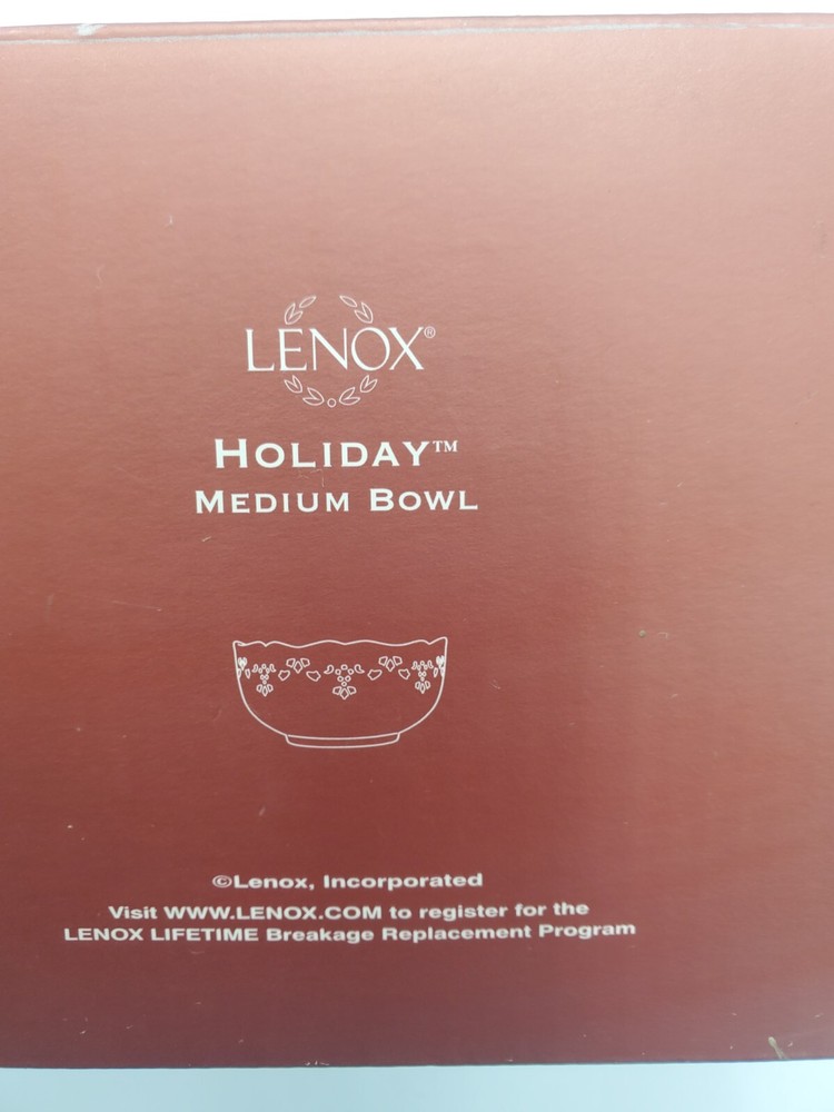 New Lenox Holiday Medium Pierced Bowl
