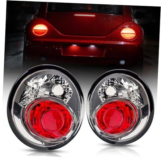 Tail Light Assembly Compatible with Beetle 1998 Black/for Beetle 1998-2005
