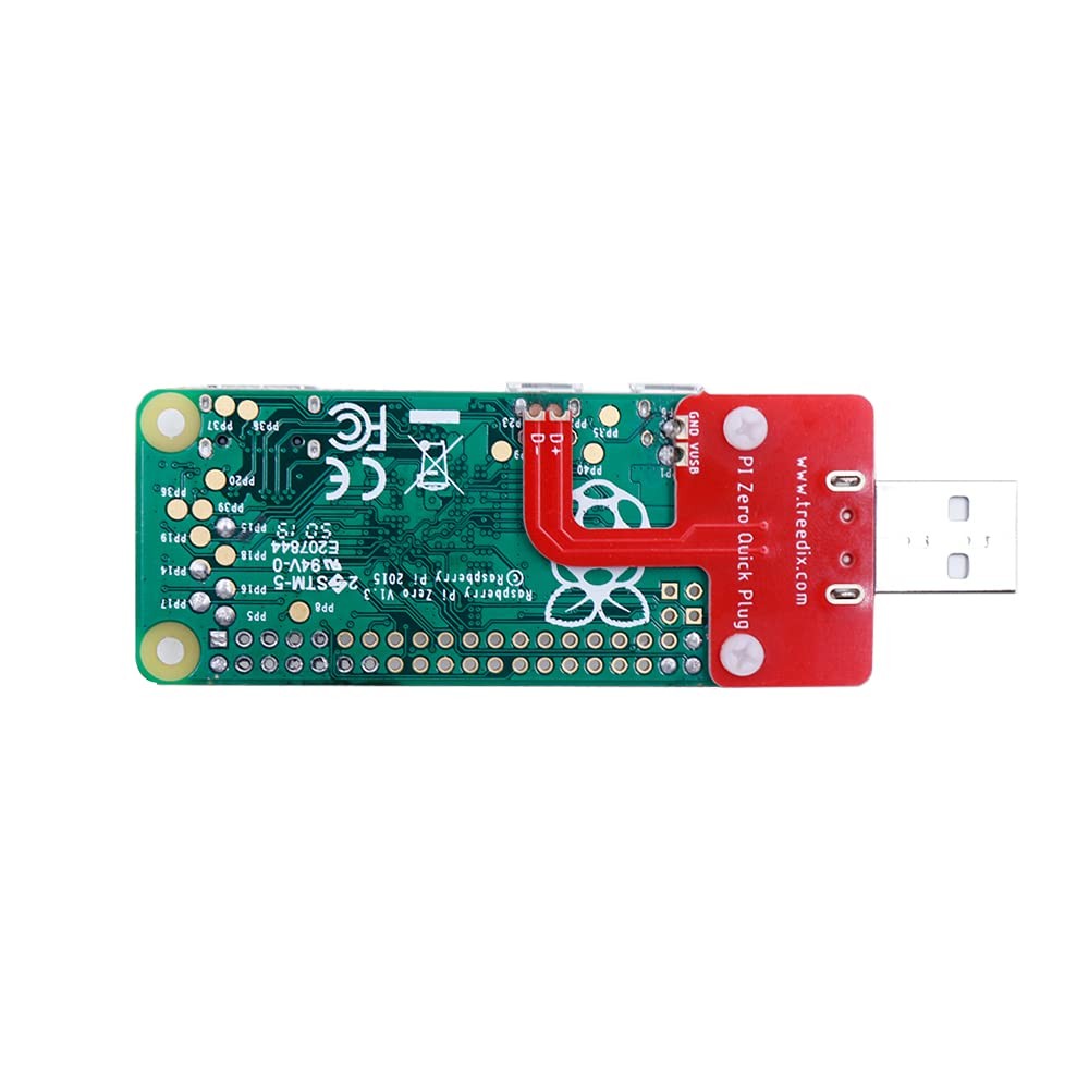Raspberry Pi Zero/V1.3/Zero W USB-Micro to USB-A Adapter with Power and OTG S...
