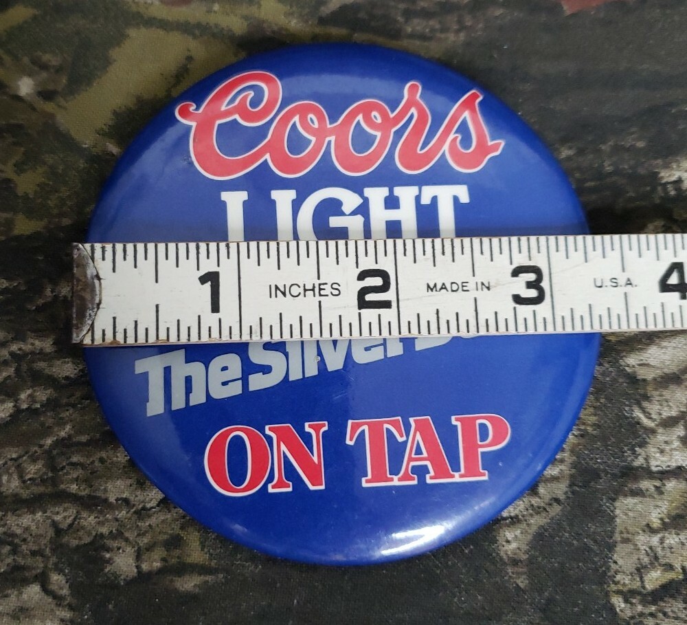 4pc 1990 Vtg Coors Light SilverBullet Pin