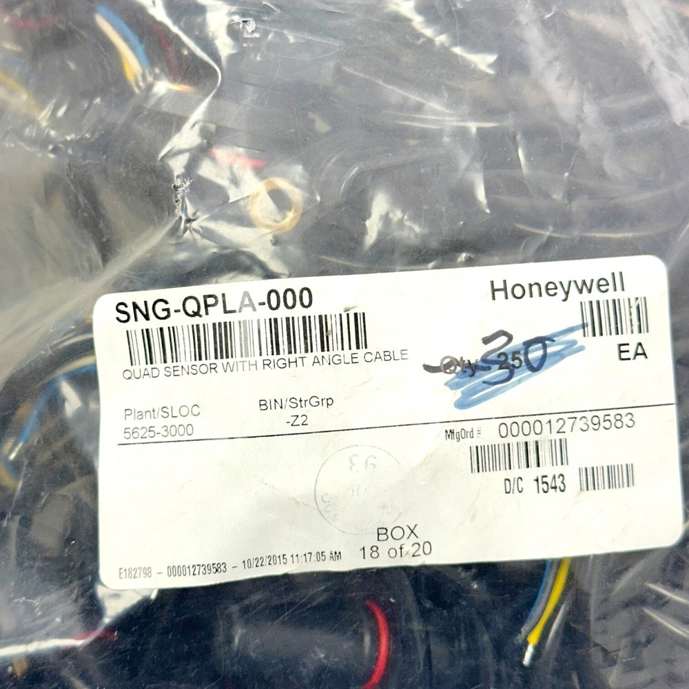 Honeywell SNG-QPLA-000 Speed Quad Sensor with Right Angle Cable