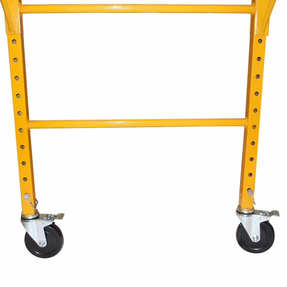 18' Rolling Scaffold Tower • Baker Scaffold • Scaffold Wheel • 3sets & Guardrail
