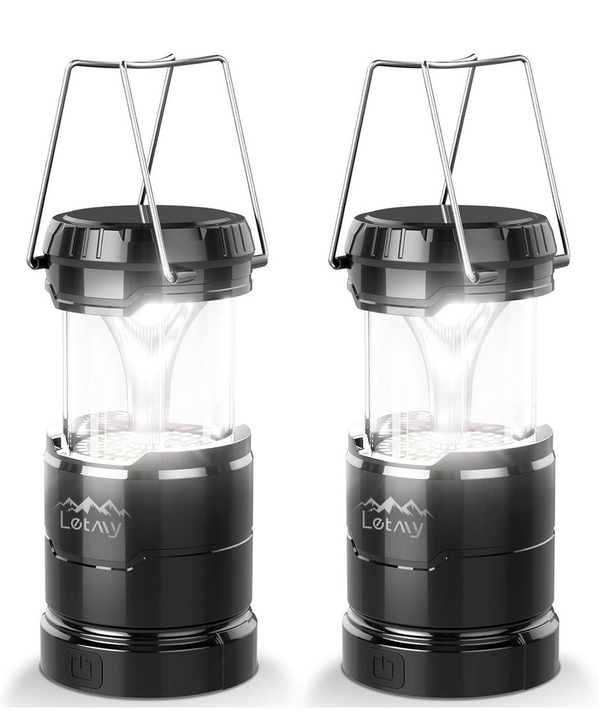 LETMY 2 Pack Camping Lanterns